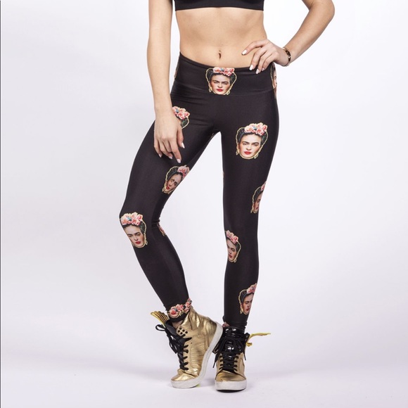 Frida Kahlo Goldsheep Leggings 